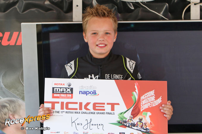 Kris Haanen met WK-ticket naar Rotax Max Grand Finals